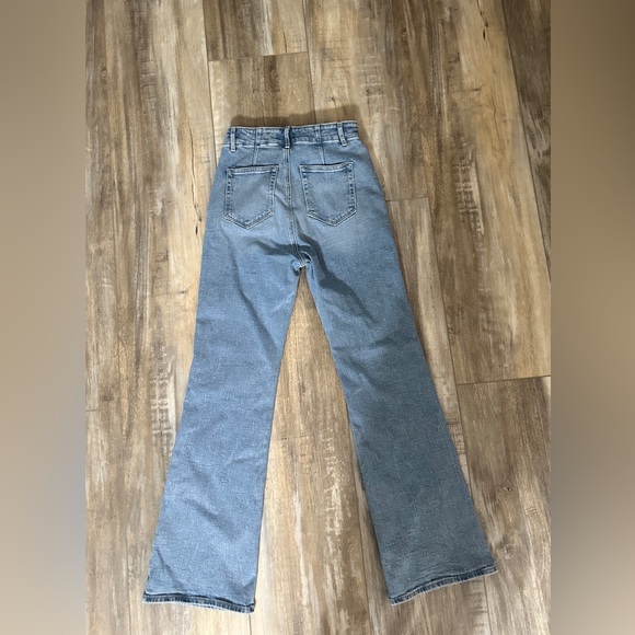 LOFT Light Blue Flare Jeans - Picture 2 of 2